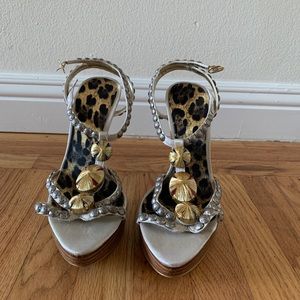 Vintage BEBE Open Toed Heels